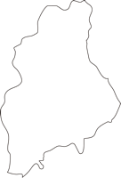 北海道空知総合振興局沼田町（ぬまたちょう）の白地図無料ダウンロード