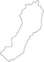 北海道胆振総合振興局むかわ町（むかわちょう）の白地図無料ダウンロード