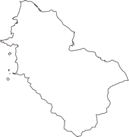 青森県東津軽郡平内町（ひらないまち）の白地図無料ダウンロード