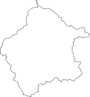 岩手県遠野市（とおのし）の白地図無料ダウンロード