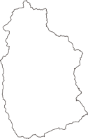 岩手県八幡平市（はちまんたいし）の白地図無料ダウンロード