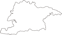 群馬県館林市（たてばやしし）の白地図無料ダウンロード