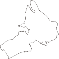 埼玉県志木市（しきし）の白地図無料ダウンロード