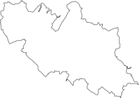 千葉県千葉市若葉区（わかばく）の白地図無料ダウンロード