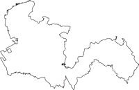 千葉県木更津市（きさらづし）の白地図無料ダウンロード
