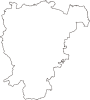 千葉県茂原市（もばらし）の白地図無料ダウンロード