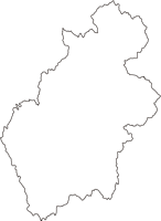 千葉県夷隅郡大多喜町（おおたきまち）の白地図無料ダウンロード