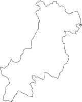 神奈川県横浜市戸塚区（とつかく）の白地図無料ダウンロード