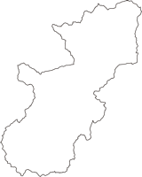 長野県上田市（うえだし）の白地図無料ダウンロード