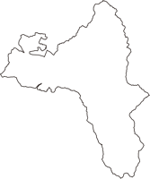 長野県伊那市（いなし）の白地図無料ダウンロード