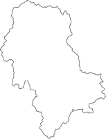 岐阜県揖斐郡揖斐川町（いびがわちょう）の白地図無料ダウンロード