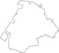 愛知県知多市（ちたし）の白地図無料ダウンロード