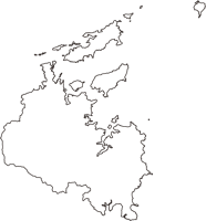 三重県鳥羽市（とばし）の白地図無料ダウンロード