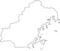 三重県北牟婁郡紀北町（きほくちょう）の白地図無料ダウンロード