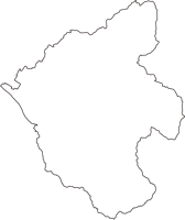滋賀県犬上郡多賀町（たがちょう）の白地図無料ダウンロード