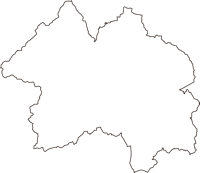 岡山県総社市（そうじゃし）の白地図無料ダウンロード