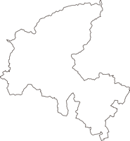 広島県広島市佐伯区（さえきく）の白地図無料ダウンロード