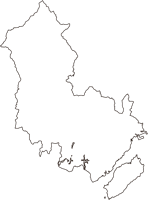 広島県廿日市市（はつかいちし）の白地図無料ダウンロード