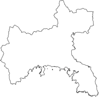 高知県土佐清水市（とさしみずし）の白地図無料ダウンロード