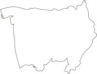 熊本県荒尾市（あらおし）の白地図無料ダウンロード