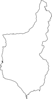 鹿児島県垂水市（たるみずし）の白地図無料ダウンロード