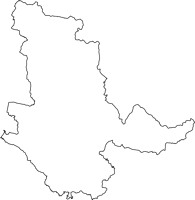 鹿児島県曽於市（そおし）の白地図無料ダウンロード