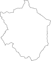 鹿児島県伊佐市（いさし）の白地図無料ダウンロード