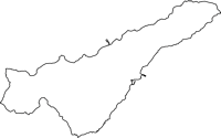 鹿児島県和泊町（わどまりちょう）の白地図無料ダウンロード